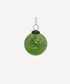 Cut Glass Bauble Green