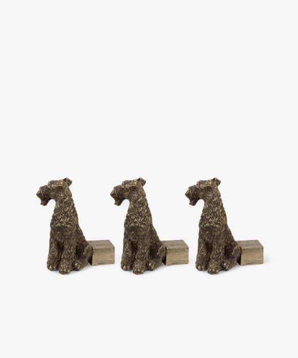 Scottie Dog Pot Stand Large (3PC)