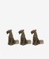 Scottie Dog Pot Stand Large (3PC)