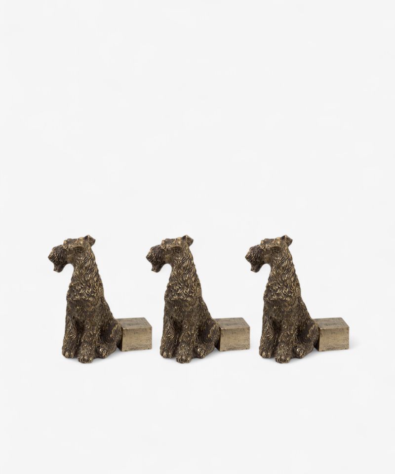Scottie Dog Pot Stand Large (3PC)