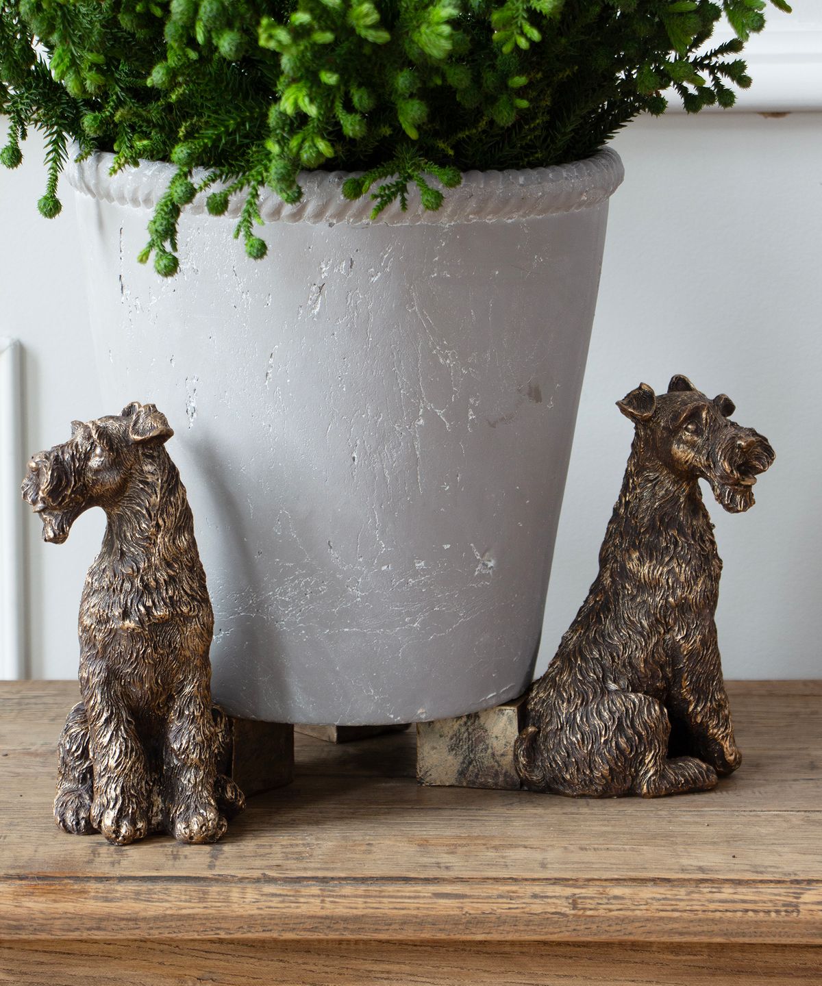 Scottie Dog Pot Stand Large (3PC)
