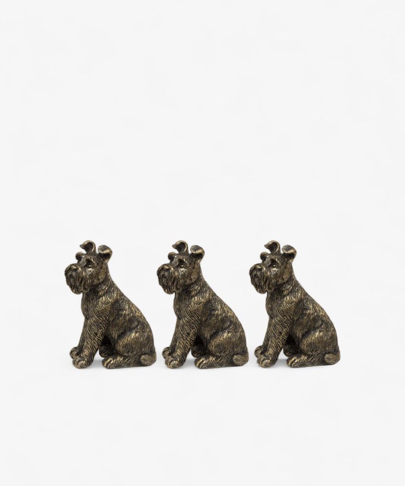 Scottie Dog Pot Stand Small (3PC)