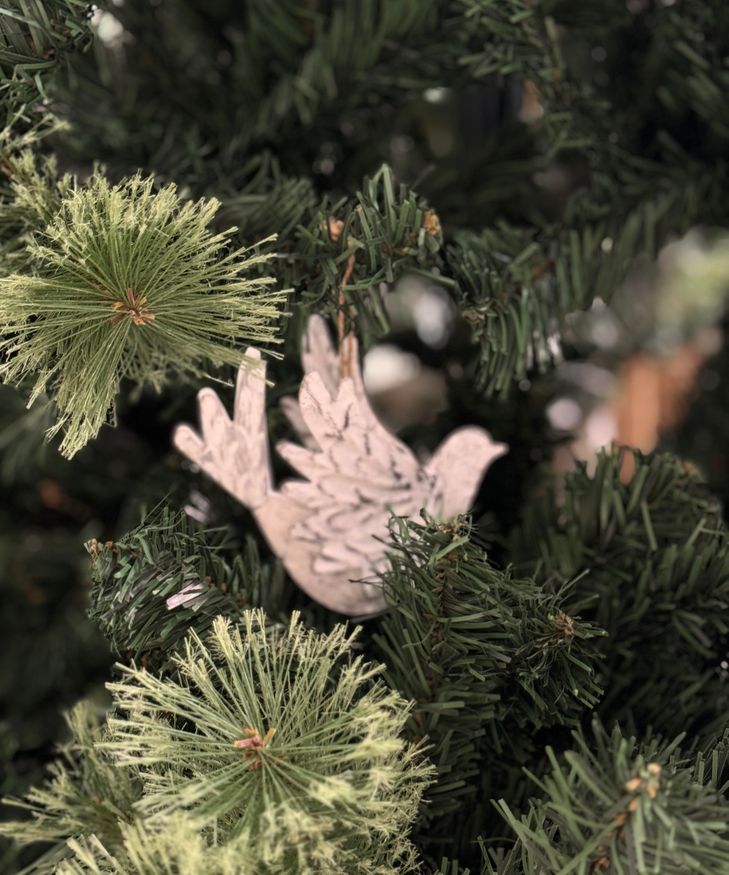 White Dove Hanging Decoration