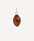 Sandblasted Ovate Bauble Copper