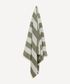 Striped Tablecloth Olive Small