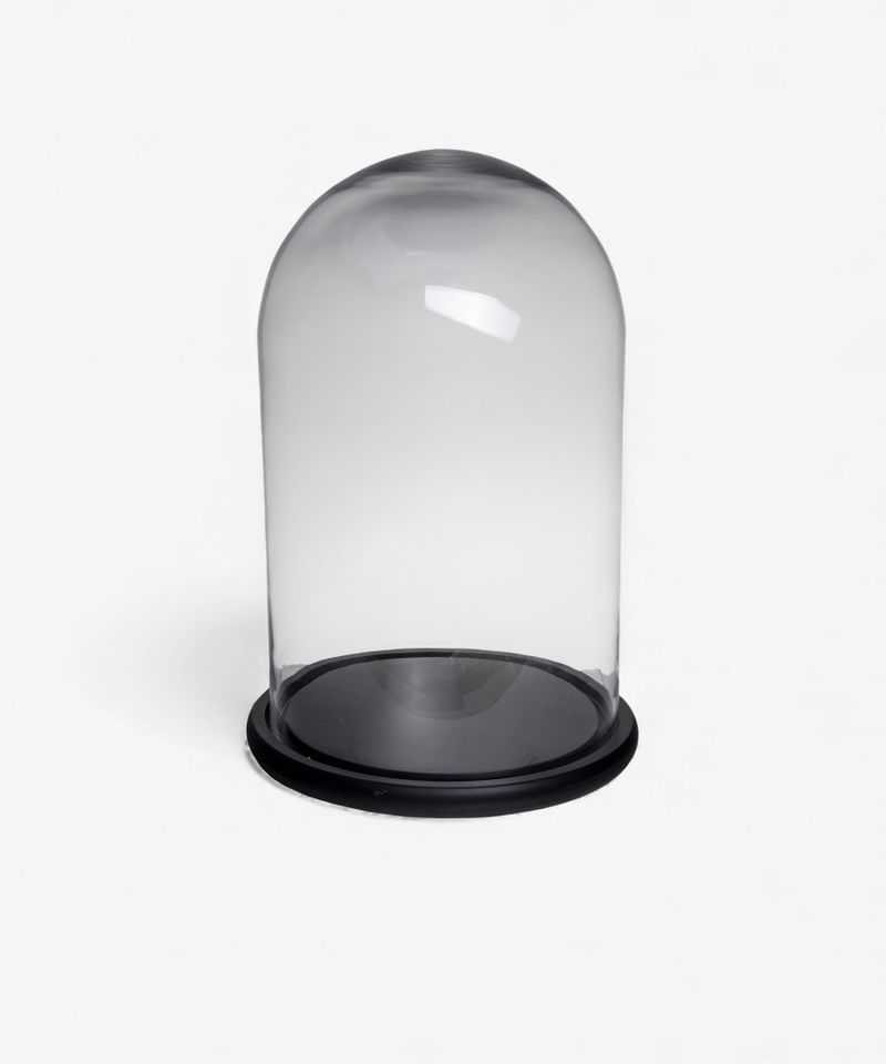 Tall Wide Dome Black Base