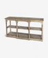 Breakfront Hall Table Reclaimed Oak