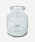 Wide Glass Vase Large