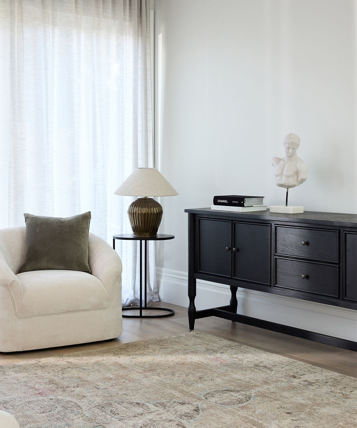 Bernard Sideboard Oak Black