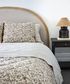 Lilibeth Handblock Olive Velvet Quilt Large