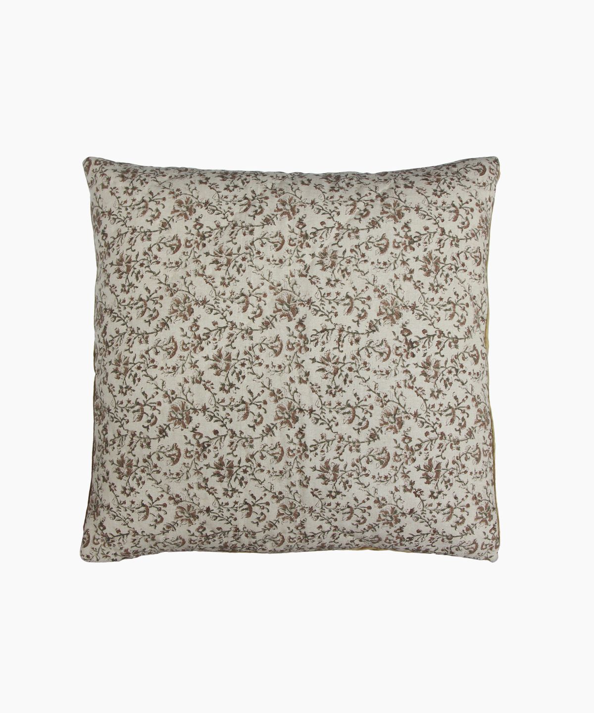 Lilibeth Handblock Olive Velvet Euro (2PC)