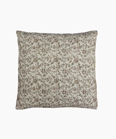 Lilibeth Handblock Olive Velvet Euro (2PC)