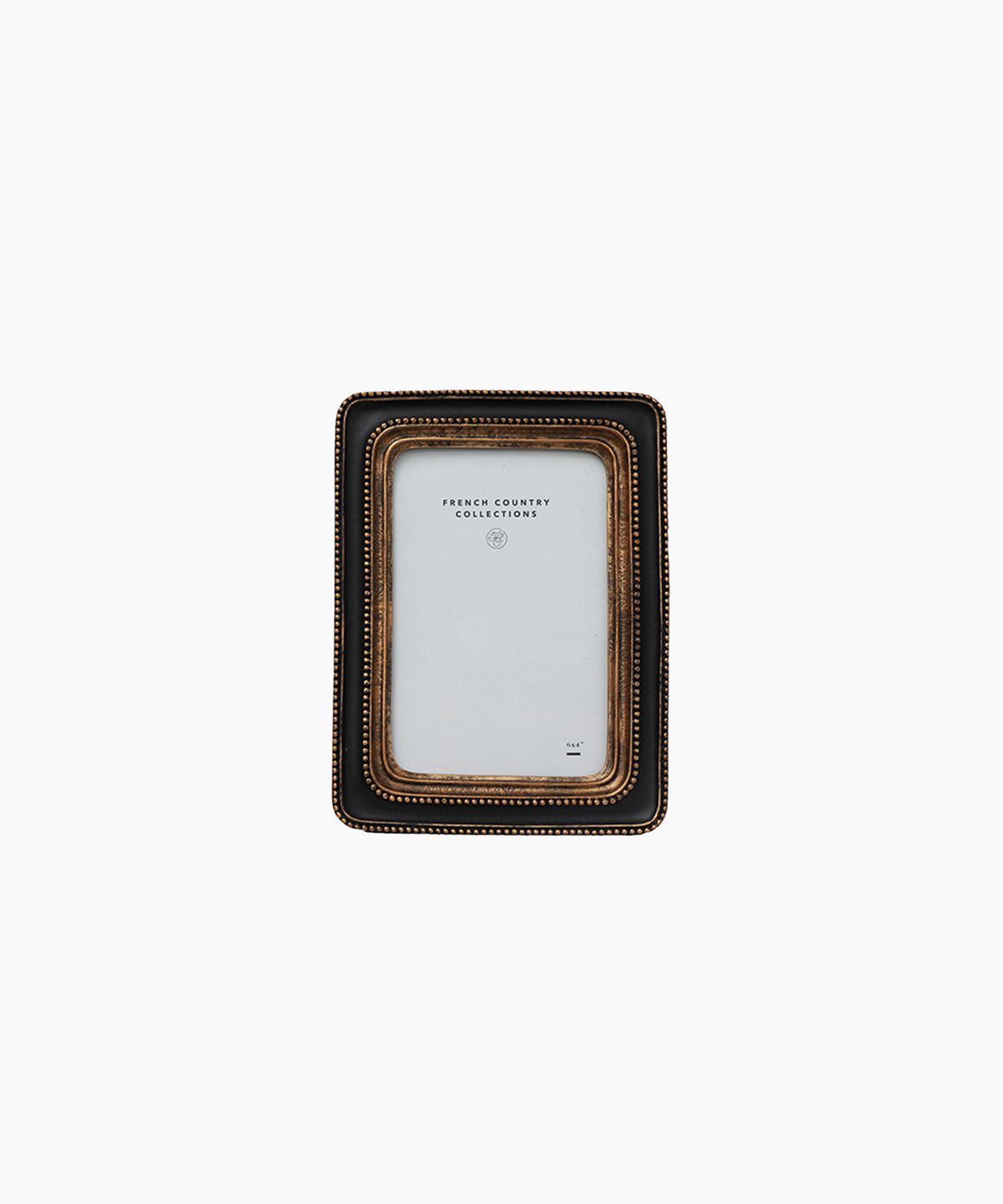 Beaded Frame Black 4x6