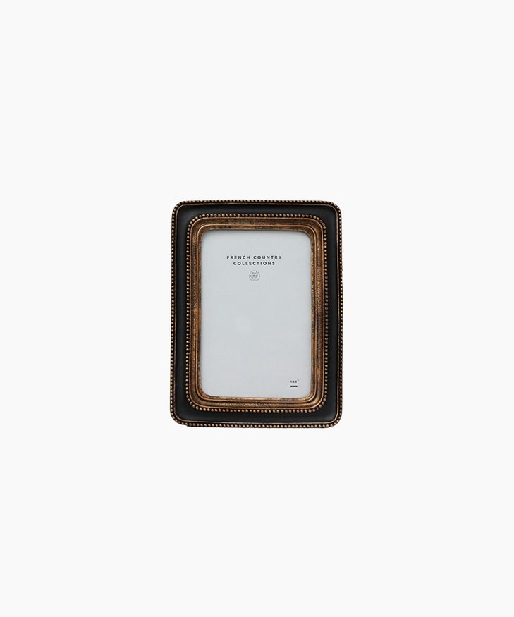 Beaded Frame Black 4x6