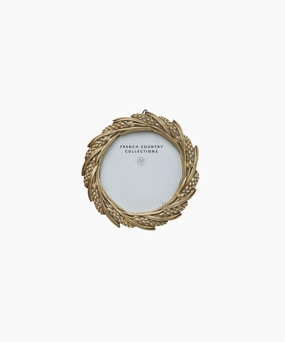 Wheat Round Frame Champagne