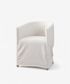 Blythe Slip Cover Tub Chair Natural