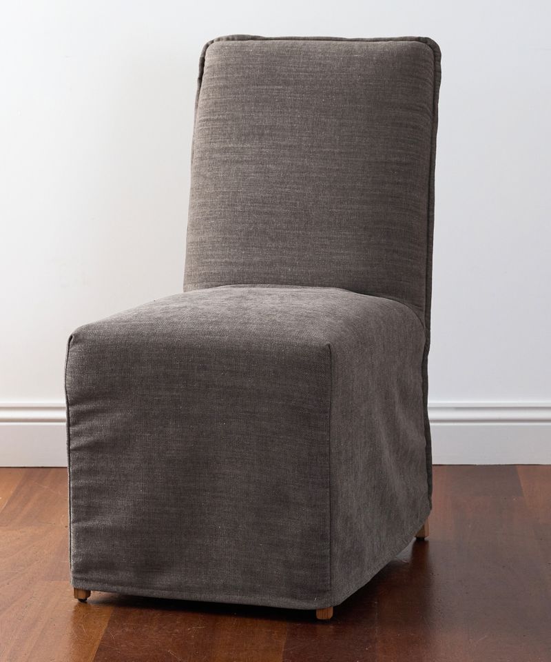 Ellie Slip Cover Dining Chair Grey
