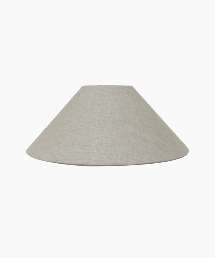 Coolie Linen Shade Natural 50cm