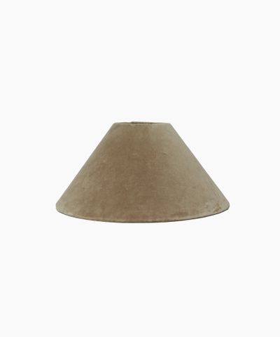 Coolie Velvet Shade Beige 35cm