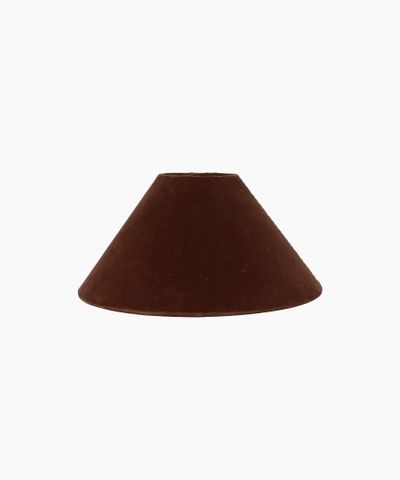 Coolie Velvet Shade Cinnamon 35cm