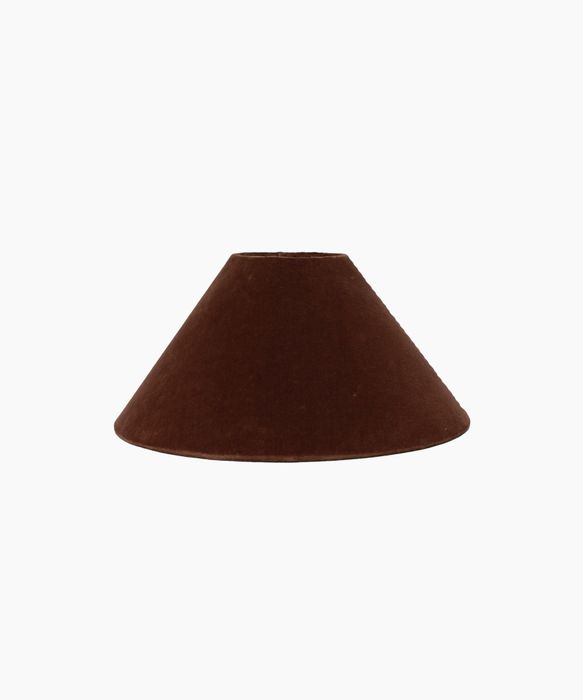 Coolie Velvet Shade Cinnamon 35cm