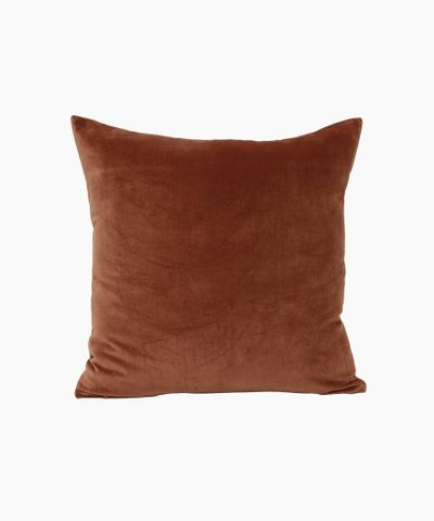 Velvet Cushion Cover Cinnamon