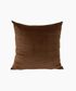 Velvet Cushion Cover Brown