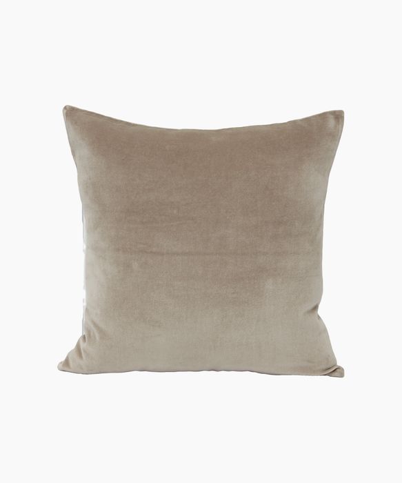 Velvet Cushion Cover Beige