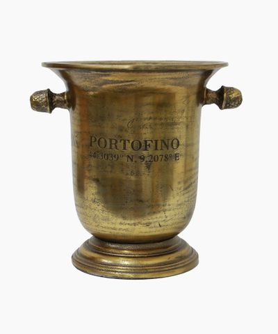 Portofino Gold Champagne Bucket Tall