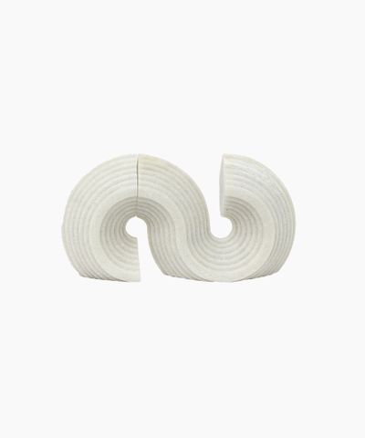 S-Curved Book End