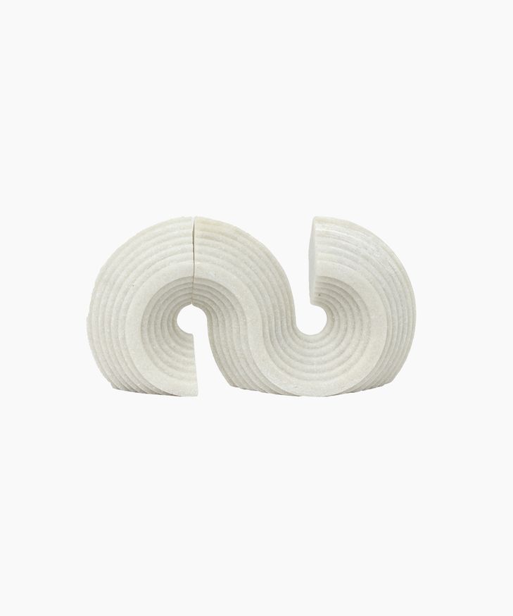 S-Curved Book End