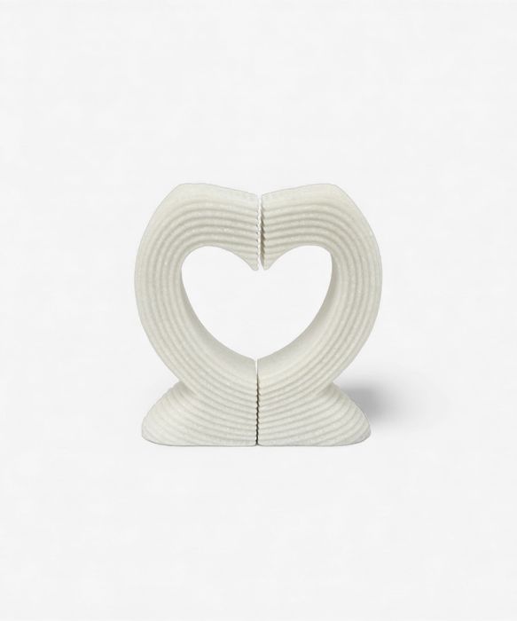 Heart Curved Book End