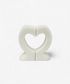 Heart Curved Book End