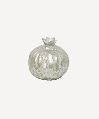 Silver Pomegranate Décor