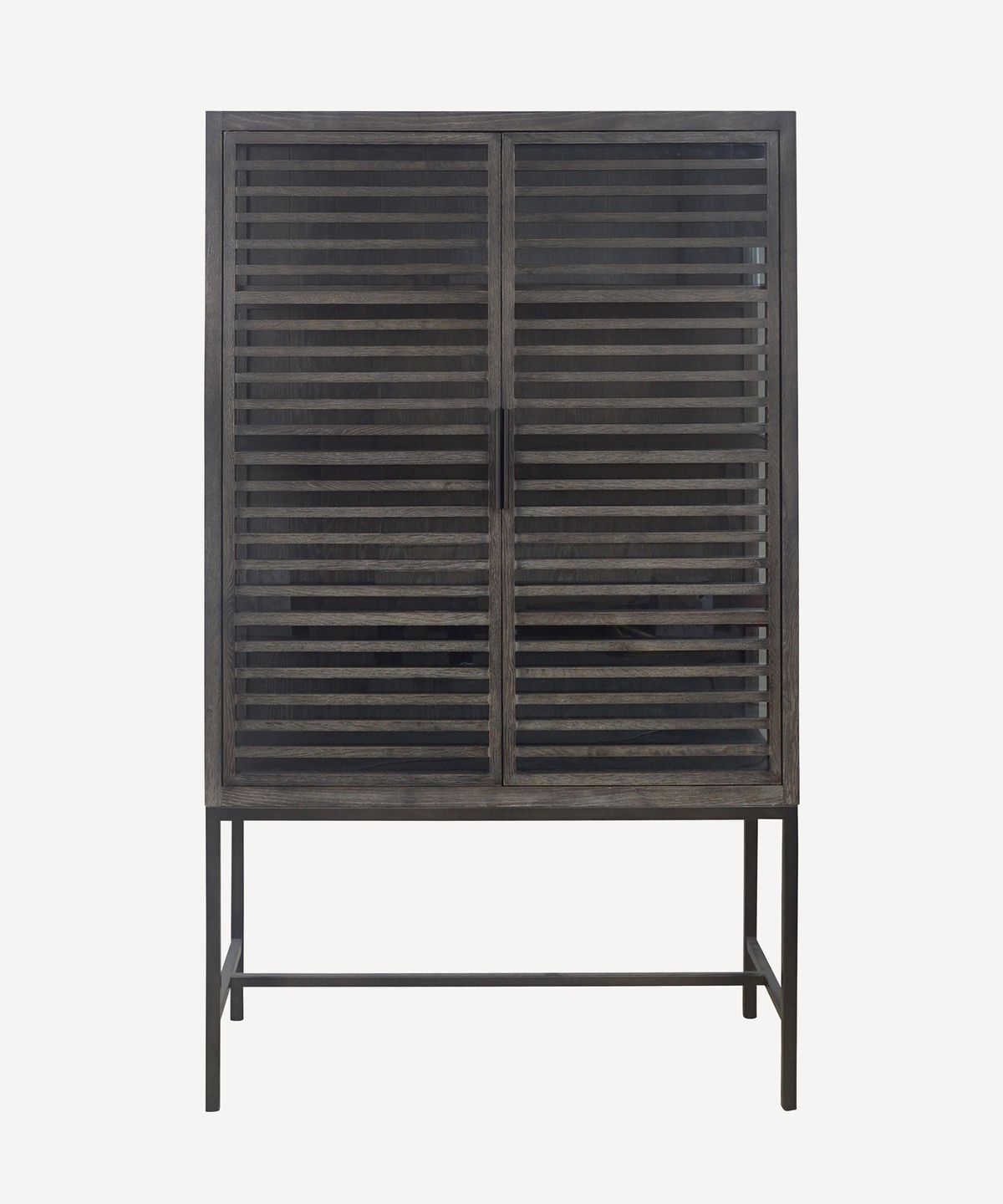 Slatted Display Cabinet