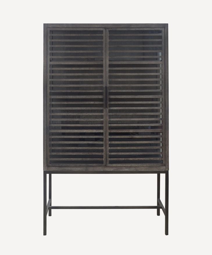 Slatted Display Cabinet