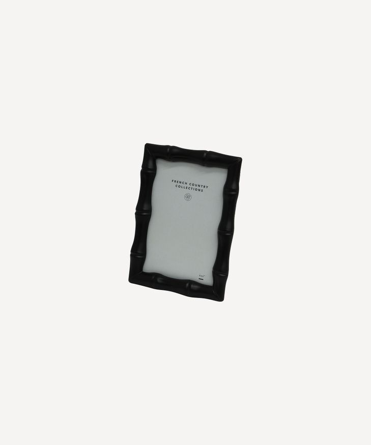 Faux Bamboo Black Photo Frame 4x6"