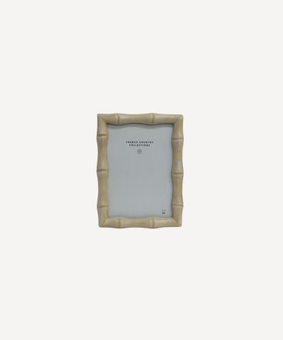 Faux Bamboo Cream Photo Frame 5x7"