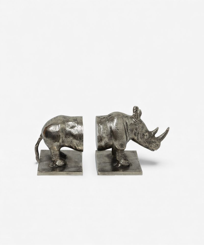 Rhino Bookends
