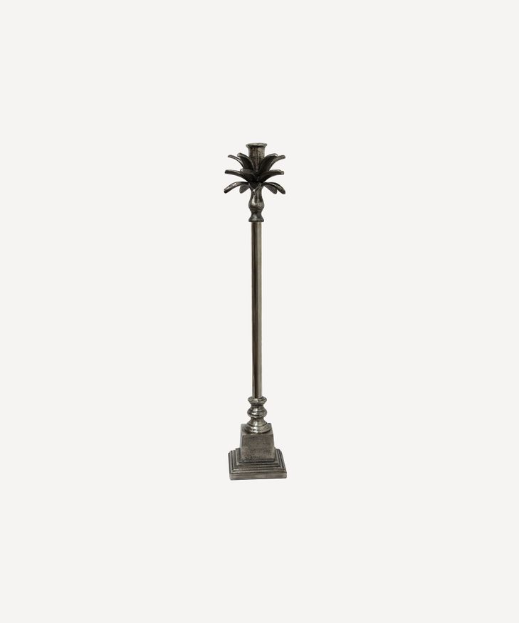 Palm Leaf Candle Holder Tall