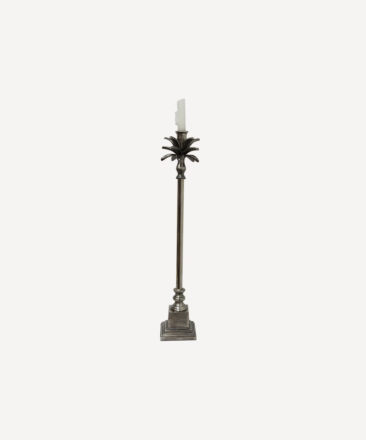 Palm Leaf Candle Holder Tall