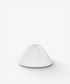 Pleated Linen Shade 26cmD White