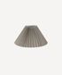 Pleated Linen Shade 35cmD Taupe