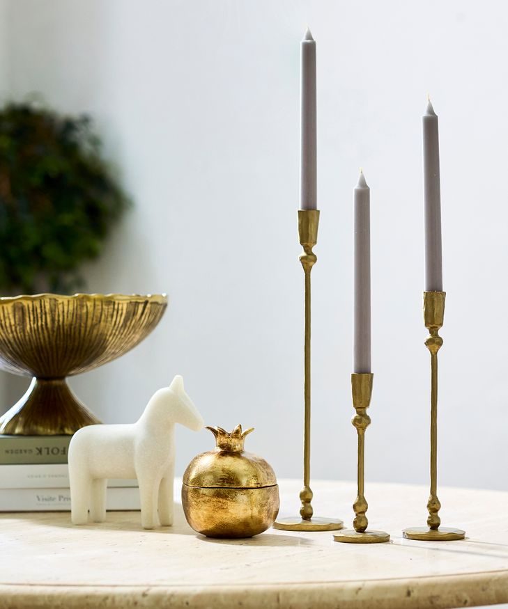 Eddie Gold Candleholder Medium