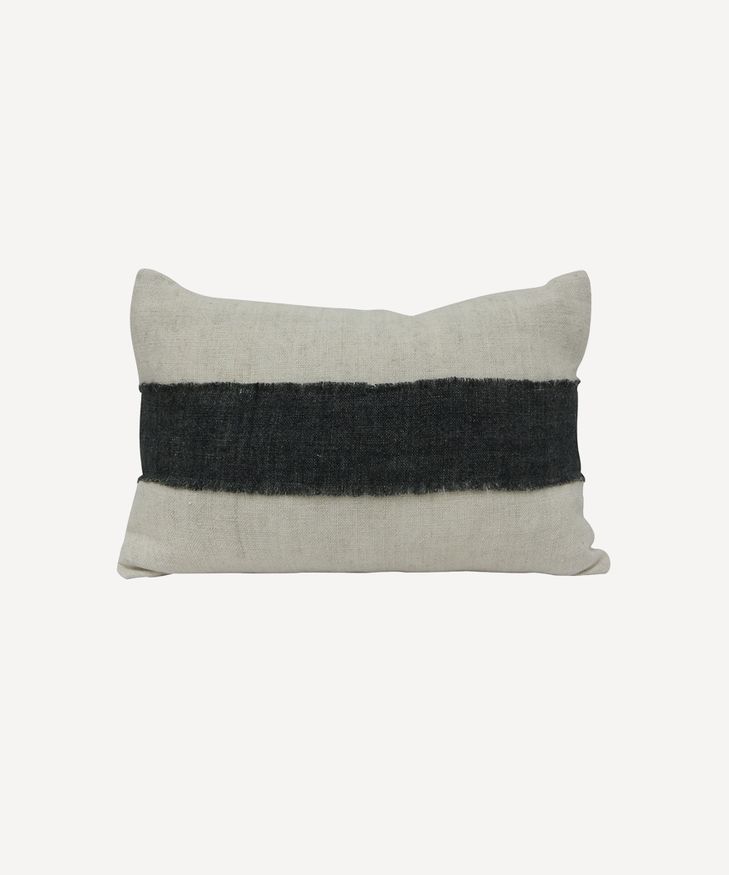 Fray Stripe Cushion Cover