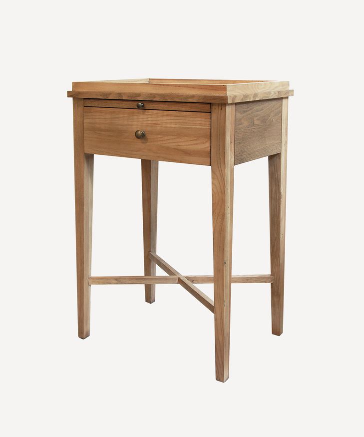 Saskia Bedside Table Oak Natural