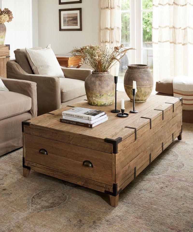 Baldwin Reclaimed Oak Trunk Coffee Table