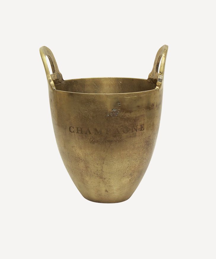 Wine Bucket Burnt Pewter Small