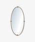 Phyllis Oval Mirror with Ball Detail