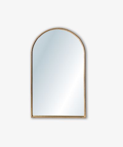 Rope Design Mirror Half Round